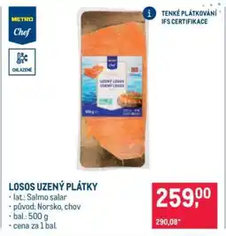 Makro Losos uzený plátky nabídka