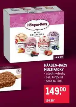 Makro HÄAGEN-DAZS MULTIPACKY nabídka