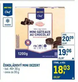 Makro ČOKOLÁDOVÝ MINI DEZERT nabídka