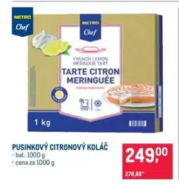 Makro PUSINKOVÝ CITRONOVÝ KOLÁČ nabídka
