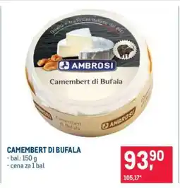 Makro CAMEMBERT DI BUFALA nabídka