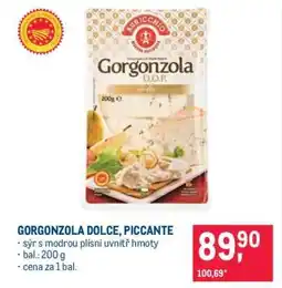 Makro Gorgonzola dolce, piccante nabídka