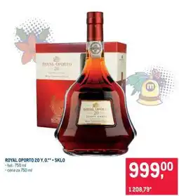 Makro ROYAL OPORTO 20 Y. O.** SKLO nabídka