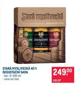 Makro STARÁ MYSLIVECKÁ 40 % DEGUSTAČNÍ SADA nabídka