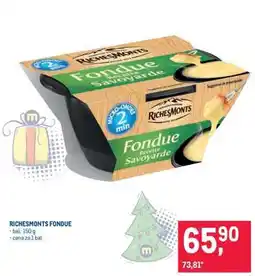 Makro RICHESMONTS FONDUE nabídka