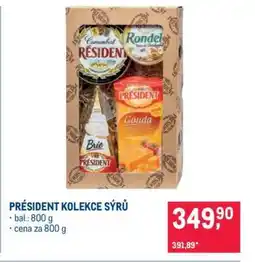 Makro PRÉSIDENT KOLEKCE SÝRŮ nabídka