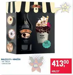 Makro BAILEYS 17 % + HRNEČEK nabídka