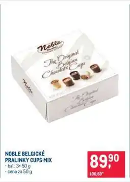Makro Noble belgické pralinky Cups mix nabídka