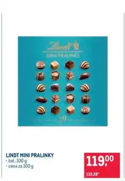 Makro LINDT MINI PRALINKY nabídka