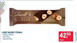 Makro LINDT NUXOR TYČINKA nabídka