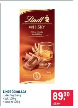 Makro LINDT Čokoláda nabídka
