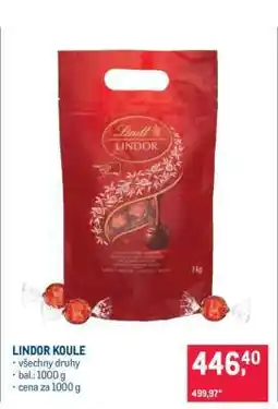 Makro Lindor koule nabídka