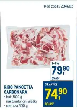 Makro RIBO PANCETTA CARBONARA nabídka
