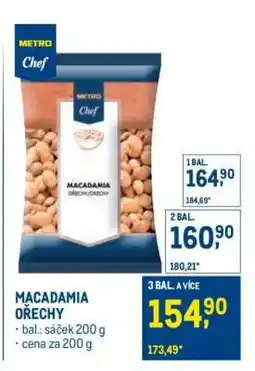Makro MACADAMIA OŘECHY nabídka