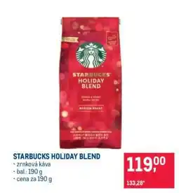 Makro Starbucks Holiday Blend nabídka