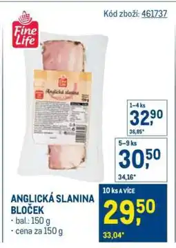 Makro ANGLICKÁ SLANINA BLOČEK nabídka