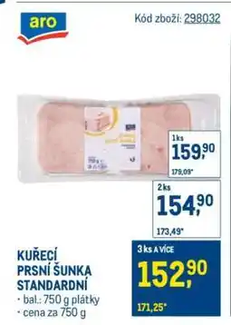 Makro Kuřecí prsní šunka standardní nabídka