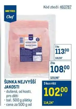 Makro Šunka nejvyšší jakosti nabídka