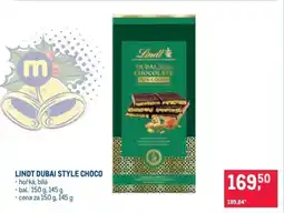 Makro LINDT DUBAI STYLE CHOCO nabídka