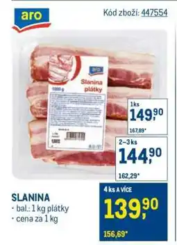 Makro SLANINA nabídka