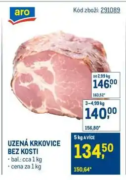 Makro Uzená krkovice bez kosti nabídka