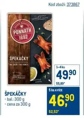 Makro ŠPEKÁČKY nabídka