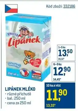 Makro Lipánek mléko nabídka