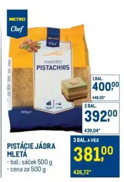 Makro PISTÁCIE JÁDRA MLETÁ nabídka