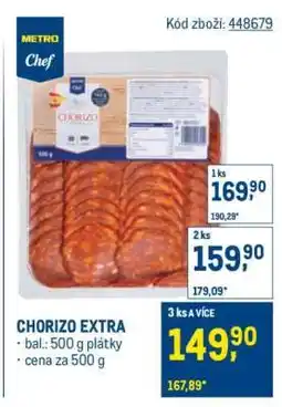 Makro Chorizo extra nabídka