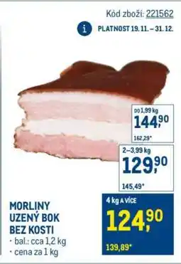 Makro MORLINY UZENÝ BOK BEZ KOSTI nabídka