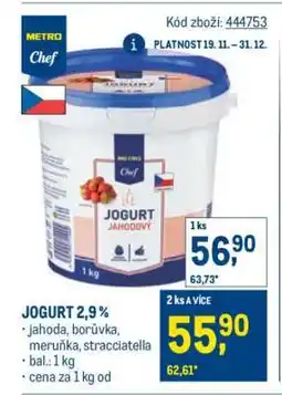 Makro JOGURT 2,9% nabídka