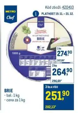 Makro Brie nabídka