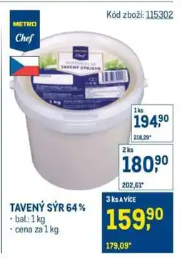 Makro Tavený sýr 64 % nabídka