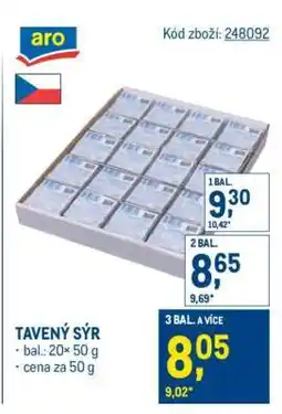 Makro Tavený sýr nabídka