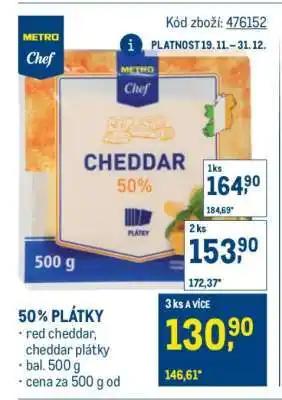 Makro Cheddar 50% nabídka