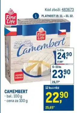 Makro Camembert nabídka