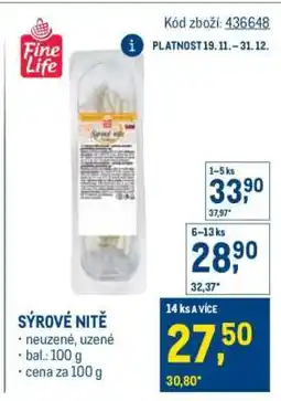 Makro Sýrové nitě nabídka