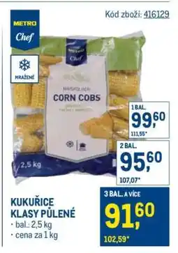 Makro Kukuřice klasy půlené nabídka