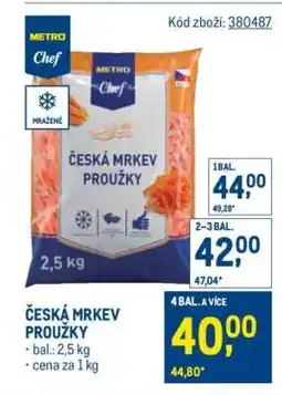 Makro ČESKÁ MRKEV PROUŽKY nabídka
