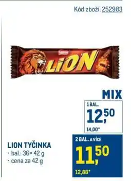Makro Lion tyčinka nabídka