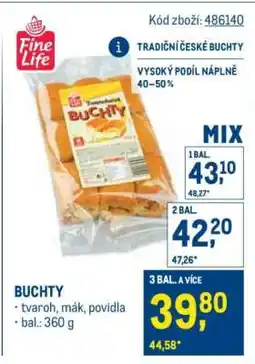 Makro Buchty nabídka