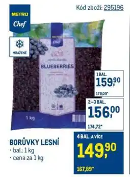 Makro Borůvky lesní nabídka