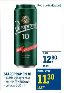 Makro Staropramen 10 nabídka