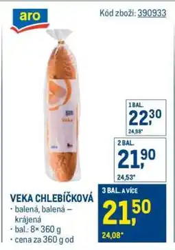 Makro Veka chlebíčková nabídka