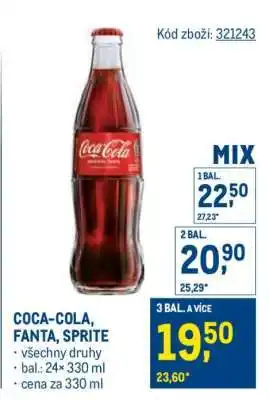 Makro Coca-Cola, Fanta, Sprite nabídka