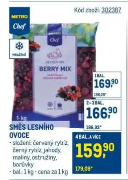 Makro Směs lesního ovoce nabídka