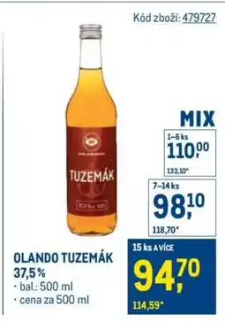 Makro OLANDO TUZEMÁK nabídka