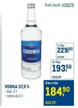 Makro FJOROWKA VODKA nabídka