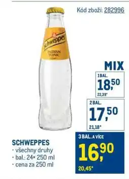 Makro Schweppes nabídka
