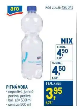 Makro Pitná voda nabídka